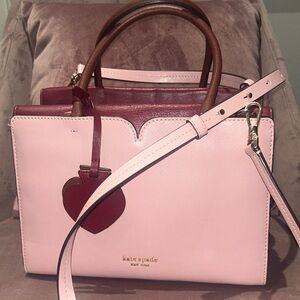 Authentic Kate Spade ♠️ Handbag Shoulder bag Crossbody Two toned Pink and Maroon